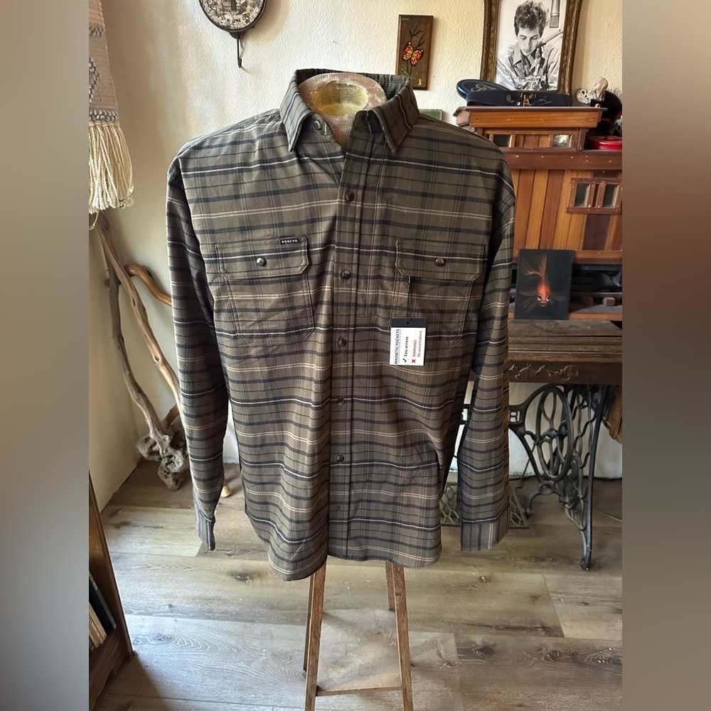 Poncho New With Pocket Tag